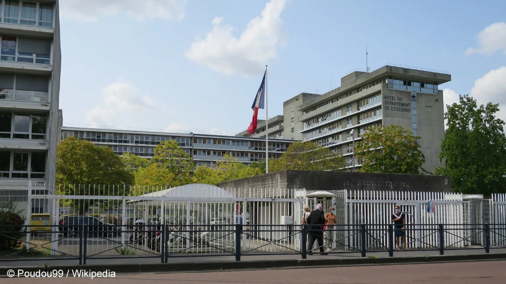 L’Hôtel du Département de l’Essonne à Évry-Courcouronnes.