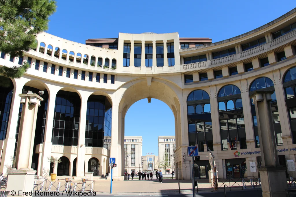 Le siège de la communauté urbaine Montpellier Méditerranée Métropole.