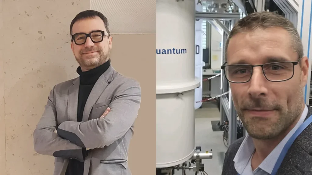 De gauche à droite : David Quantin et Sébastien Marie.
