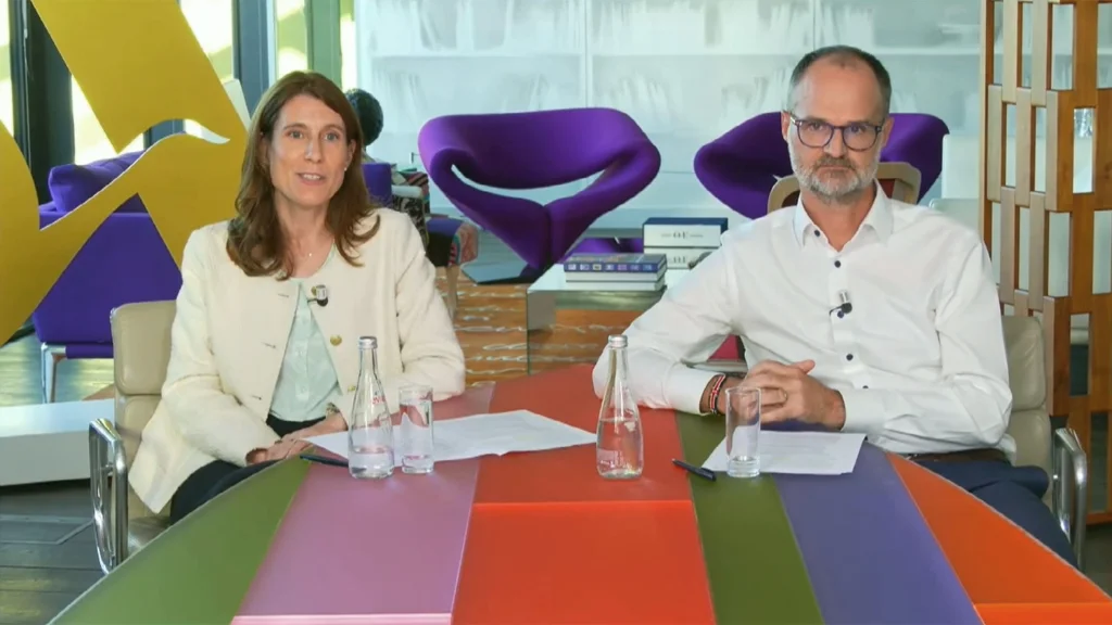 De gauche à droite : Alix Boulnois (Chief Commercial, Digital and Tech Officer d’Accor) et Nicolas Maynard (SVP Data Science and AI d’Accor).