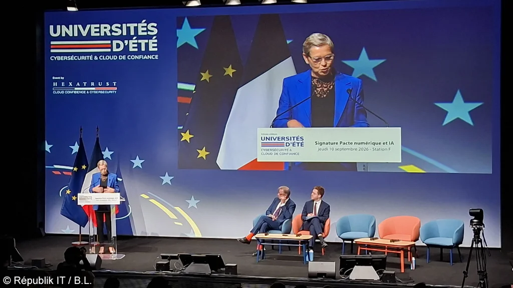 De gauche à droite : Anne Le Hénanff, Jean-Noël de Galzain et David Amiel.