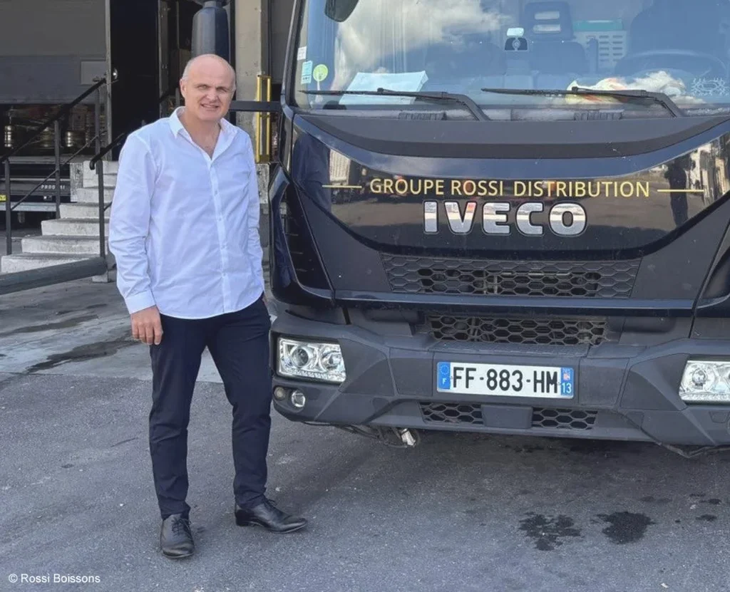 Jean-Christophe Rossi est le directeur général du grossiste-distributeur en boissons Rossi Boissons.