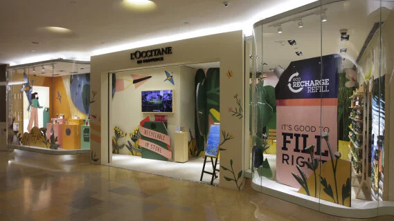 Découvrez #Mega, le premier concept-store de L'Occitane orienté RSE et recyclage
