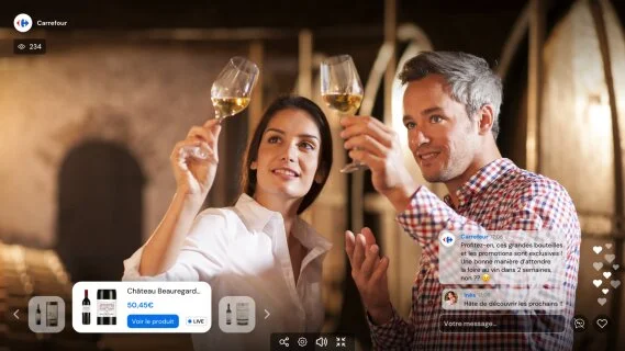 Live commerce : Carrefour réitère avec la foire aux vins