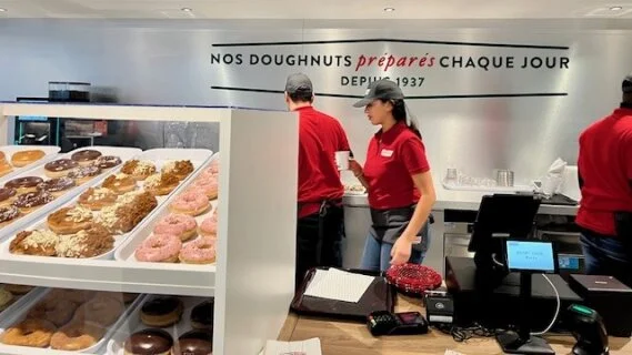 La marque américaine de donuts Krispy Kreme débarque à Paris