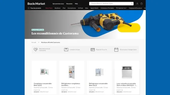 Castorama se positionne sur le reconditionné avec Back Market