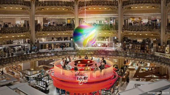 En avant-première : le dispositif événementiel pour les 130 ans des Galeries Lafayette