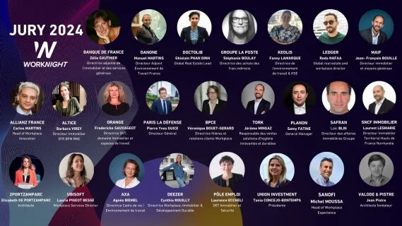 Le jury Worknight 2024 est prêt à jauger l'écosystème workplace