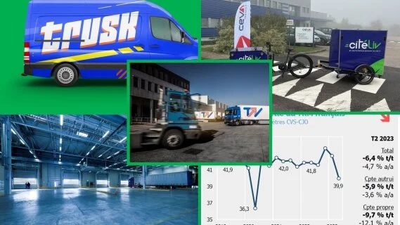 En Bref : Ceva Logistics et Citéliv, Stef et TransWest, Trusk et Watèa, les indices du TRM et de JLL