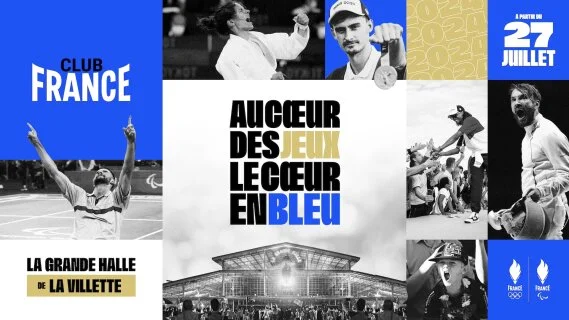 Club France : demandez le programme du camp de base de l'Equipe de France pendant les JOP