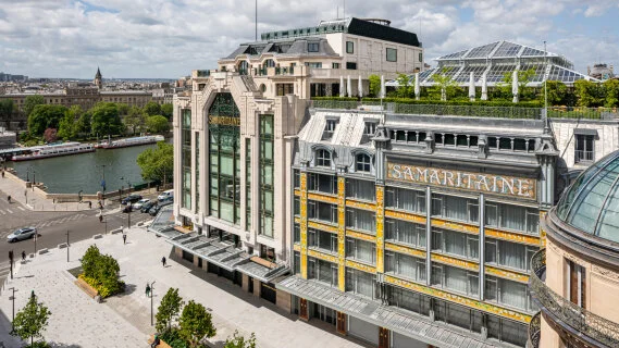 Visite de la Samaritaine qui ouvre après 16 ans de rénovation