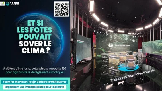 La grande dictée pour le climat : les dessous de l'événement solidaire de Team for The Planet