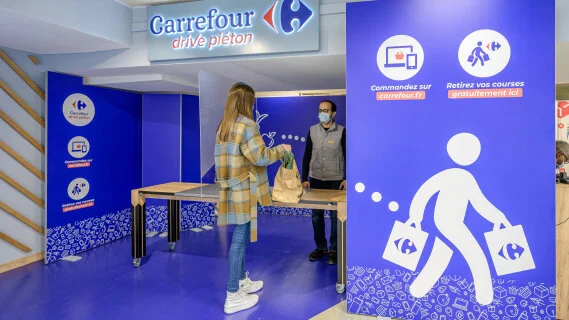 E-commerce : Carrefour atteint un volume de transactions de 3,3 milliards d’euros en 2021
