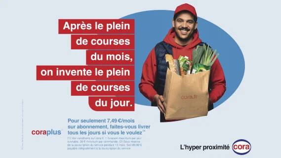 Cora France propose un service d’abonnement à la livraison