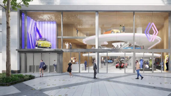 À quoi ressemblera la future vitrine Renault des Champs-Élysées ?