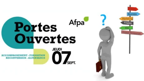 Afpa : journée portes ouvertes (JPO) le 07/09/2023 dans toute la France