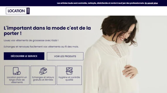 Comment Kiabi a conçu son service de location de vêtements de maternité