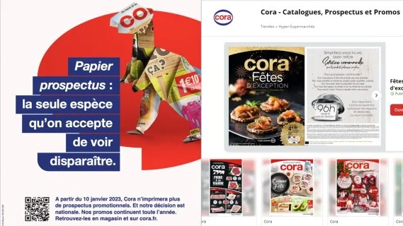 Cora France renonce aux prospectus papier
