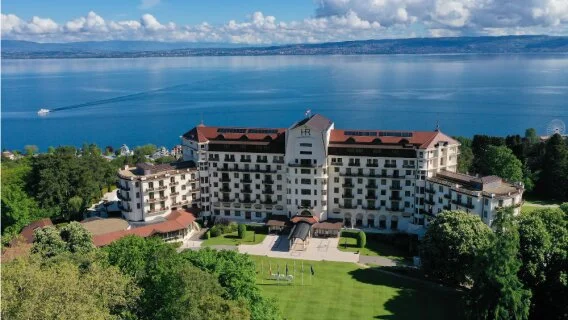 L'Hôtel Royal, à Evian, désigné site officiel du sommet du G7 en juin 2026