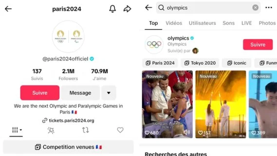 JOP : Plus de 2 milliards de vues pour les comptes officiels sur TikTok