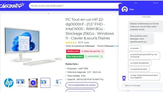 Cdiscount et l’IA générative : chatbot, search, service client… une transformation à grande échelle