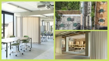 Pour ses nouveaux bureaux, Lydia mise sur la convivialité et la sobriété